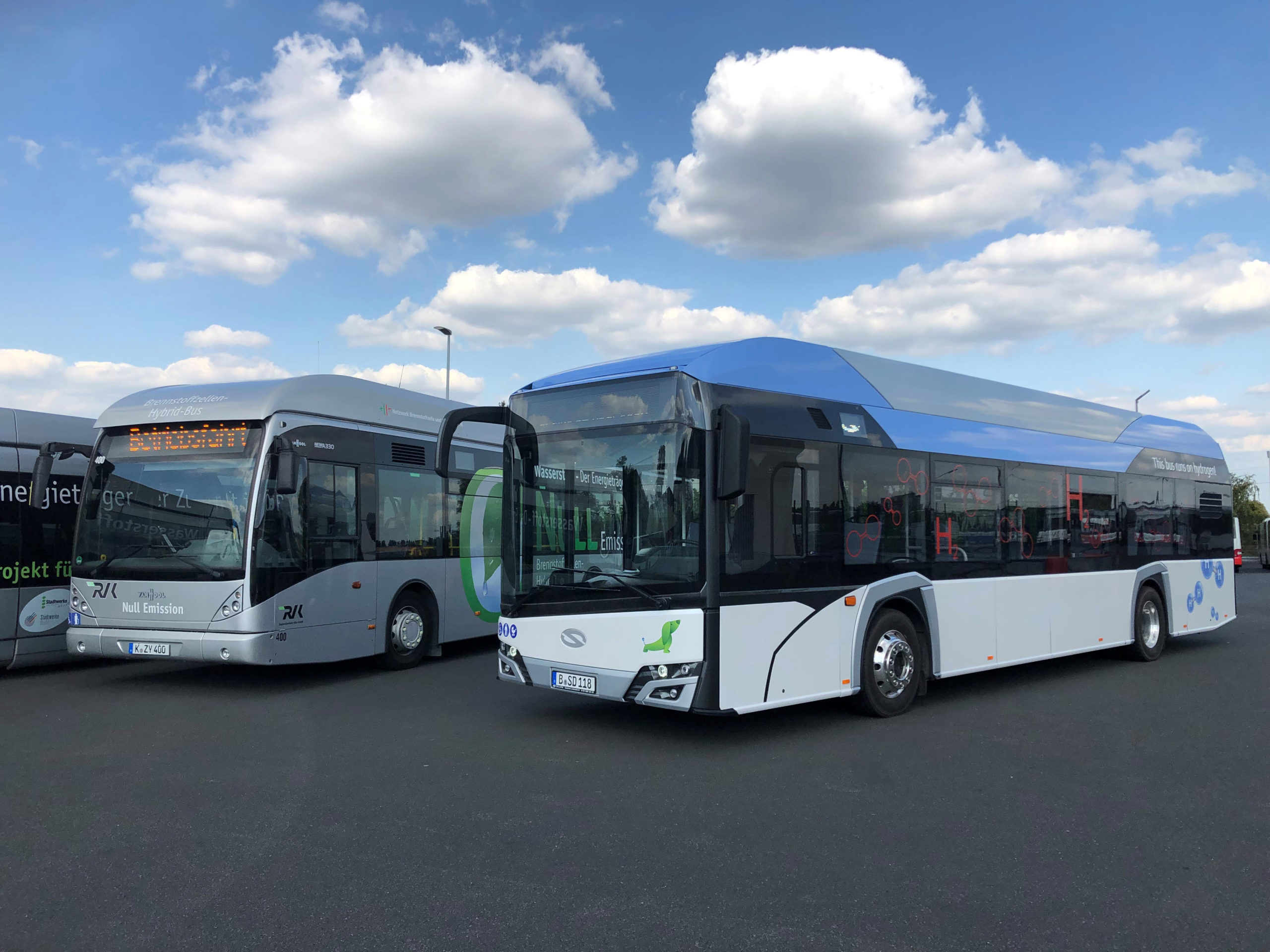 RVK Brennstoffzellenbusse werden Teil der Flotte